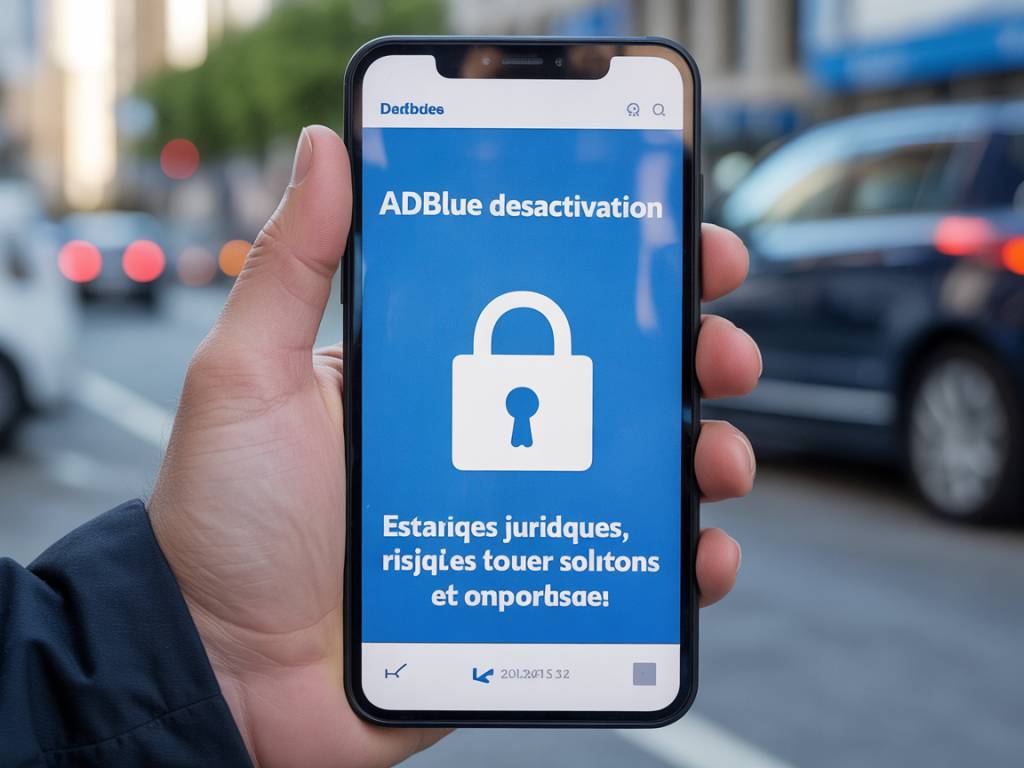 Adblue desactivation : enjeux mécaniques, risques juridiques et solutions pour rester conforme